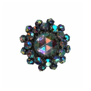 Broche en cristal 60s