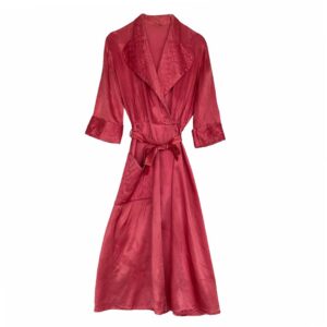 Robe de chambre en satin