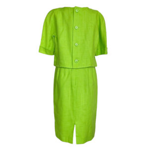 robe verte pomme guy laroche