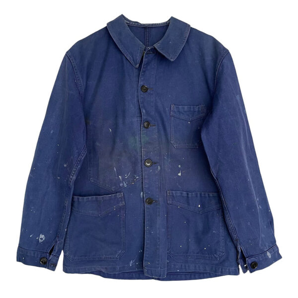 veste ancienne bleu de travail 40s