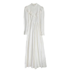 robe blanche longue laura ashley