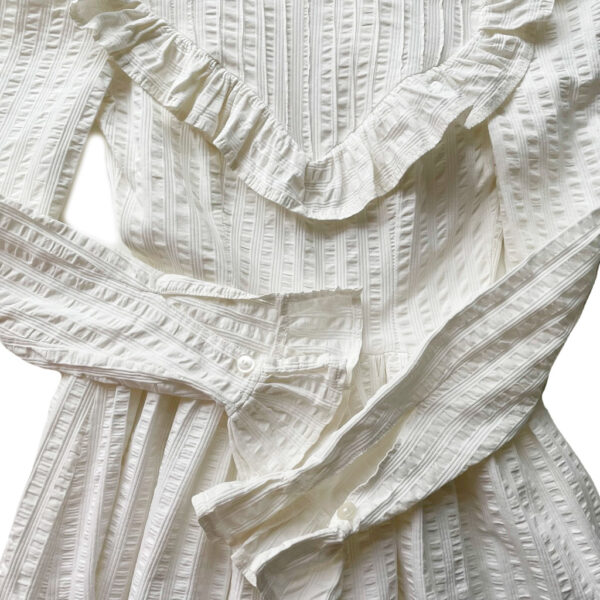 robe blanche longue laura ashley