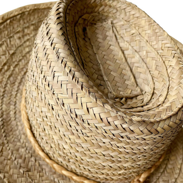 vintage straw cowboy hat