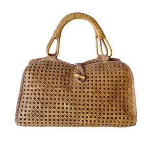 sac a main cannage 50s vintage