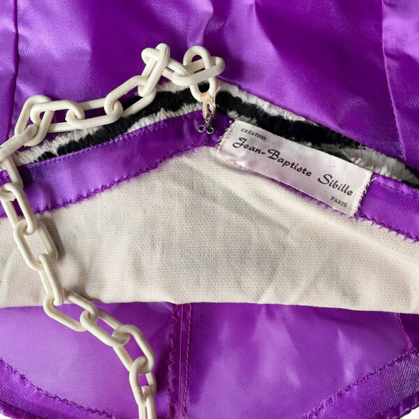 robe violette jean baptiste sibille vintage