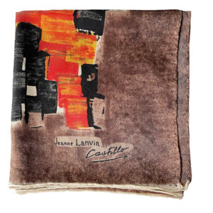 jeanne lanvin foulard vintage castillot