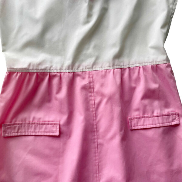 robe courreges bicolore pastel vintage