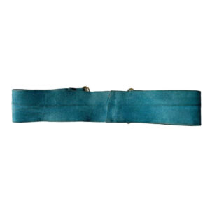 ceinture daim turquoise 70s vintage