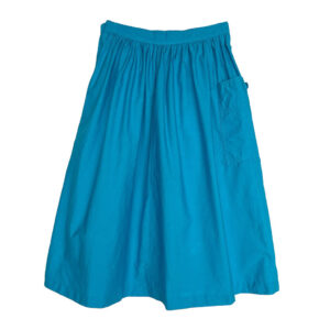 jupe turquoise coton arama vintage 80s