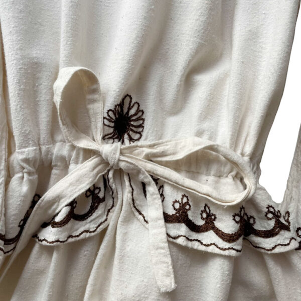 robe hippie coton et lin vintage boheme 70s vintage