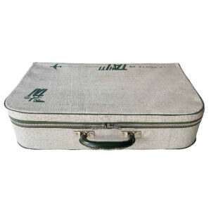 valise tahiti tai airlines vintage