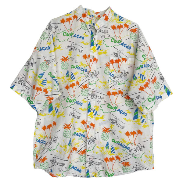chemise hawai curacao 80s