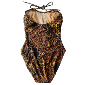 maillot de bain vintage 1 piece leopard JR