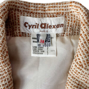 blazer tweed cyril alexan