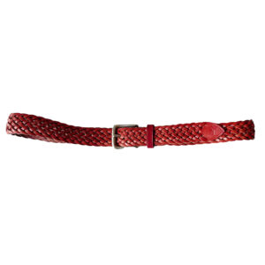 ceinture cuir tressée Ralph Lauren