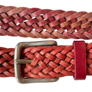 ceinture cuir tressée Ralph Lauren