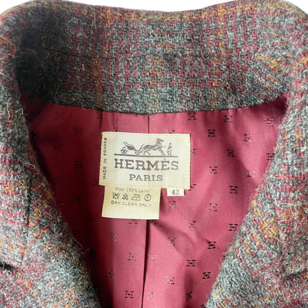 blazer Hermès croisé vintage elephant future