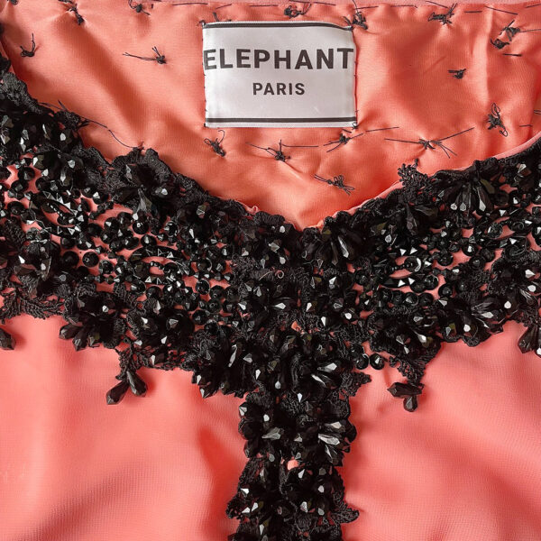 top corail perles noires elephant future couture