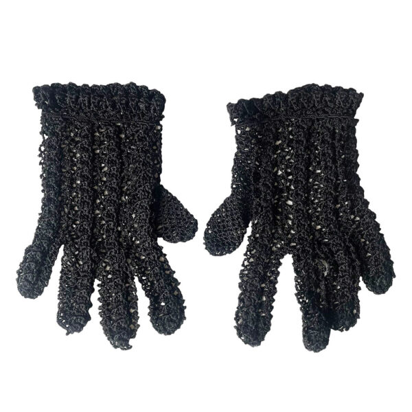 Gants dentelle noire vintage elephant paris