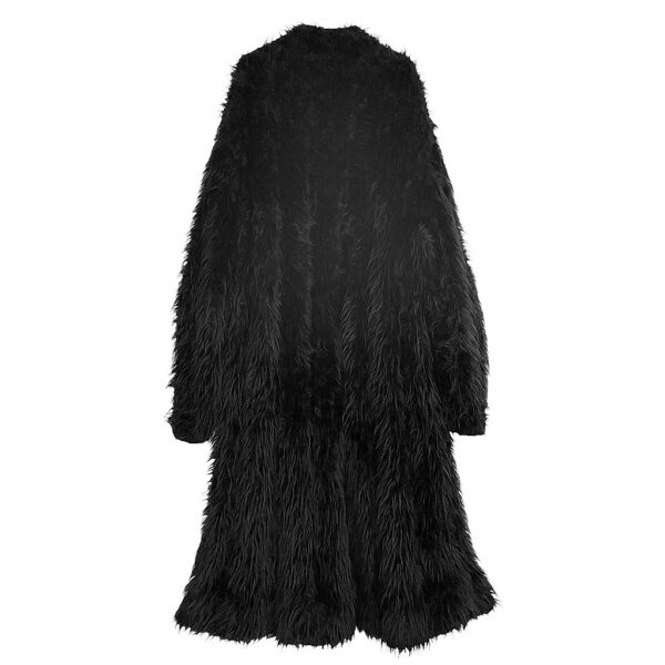 grand manteau au tricot noir elephant couture