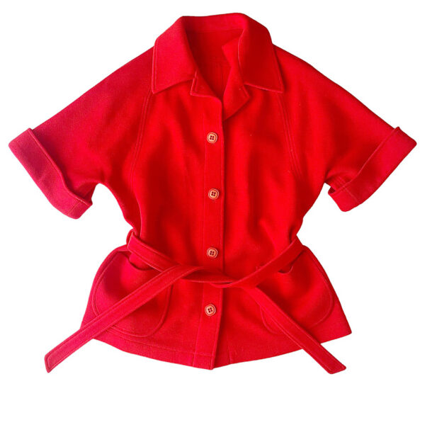 Veste rouge Courtelle Elephant Paris vintage