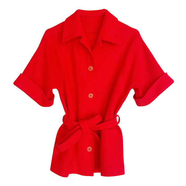 Veste rouge Courtelle Elephant Paris vintage