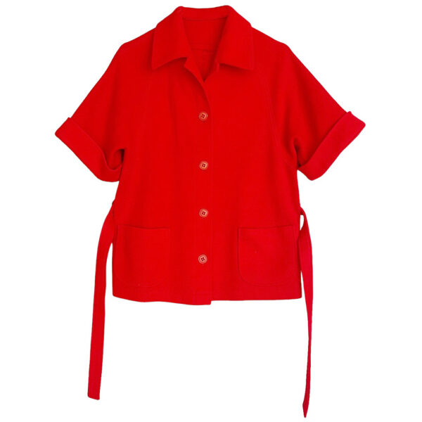 Veste rouge Courtelle Elephant Paris vintage