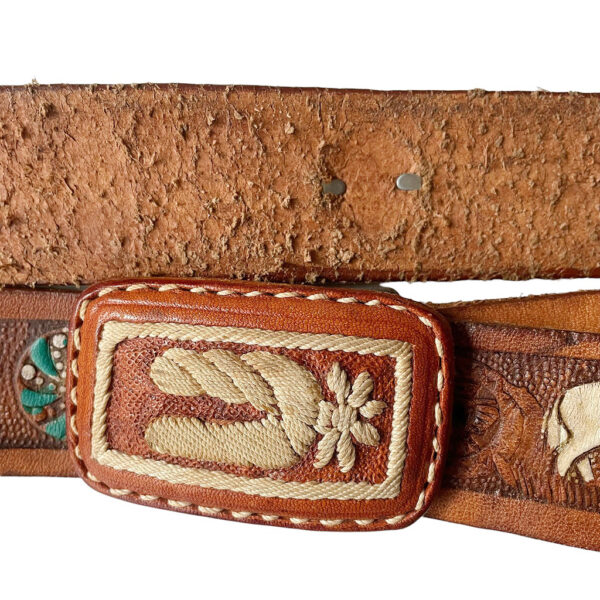 Ceinture cuir Mexico Elephant future vintage