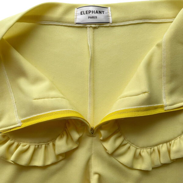 Flare Elephant Butterfly jersey jaune Elephant Paris Couture