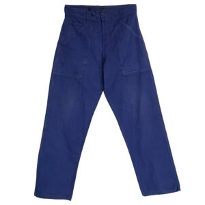 Pantalon bleu de travail Sanfor Galeries Lafayette vintage Elephant Paris