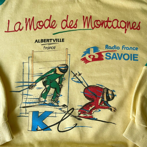 Sweat-shirt La Mode Des Montagnes Elephant Paris vintage
