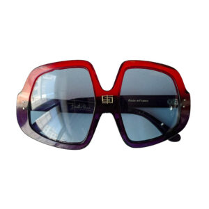 Lunettes de soleil Emilio Pucci oversize Elephant Paris vintage