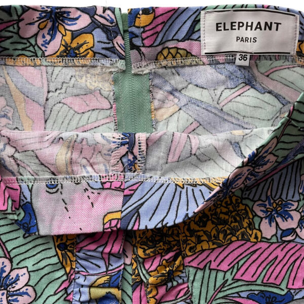 Short Elephant Butterfly jungle pastel Elephant Paris Couture