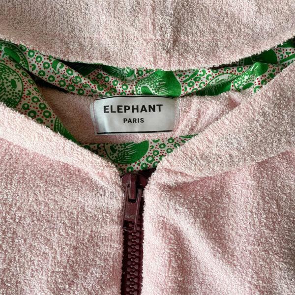 Bombers éponge rose Elephant Paris Couture