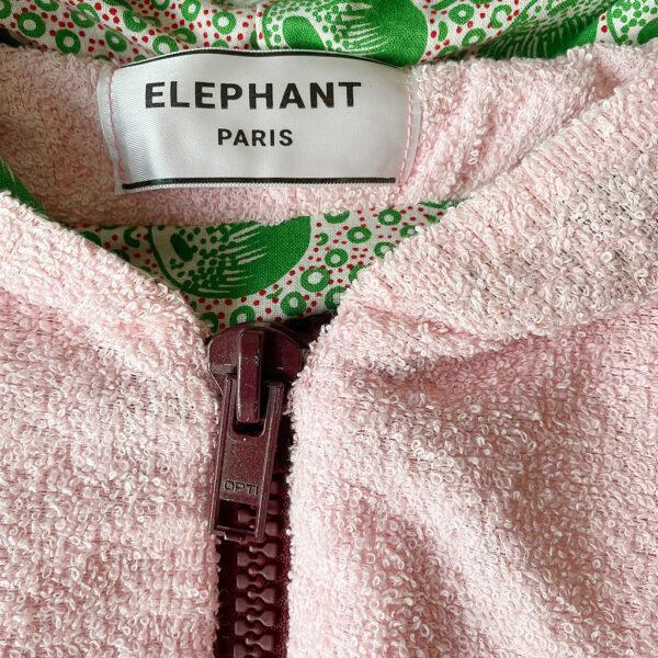 Bombers éponge rose Elephant Paris Couture