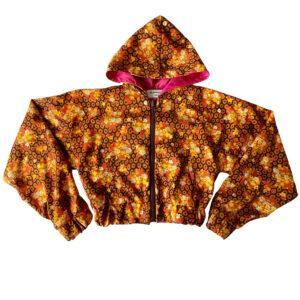 Bombers imprimé orange Elephant Paris Couture