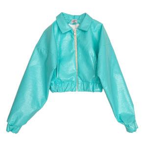 Bombers vinyl turquoise Elephant Paris Couture