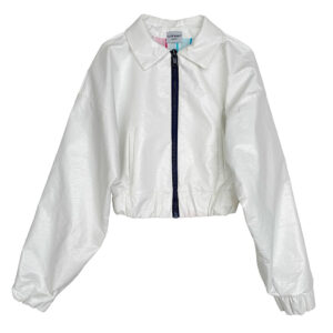 Bombers vinyl blanc Elephant Paris Couture