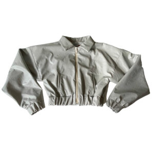 Bombers vinyl gris Elephant Paris Couture