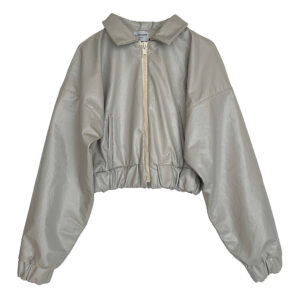 Bombers vinyl gris Elephant Paris Couture