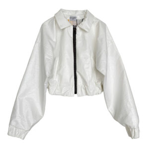 Bombers vinyl blanc Elephant Paris Couture