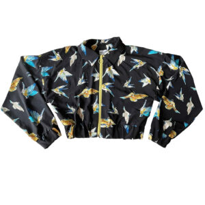 Bombers souple oiseaux Elephant Paris Couture