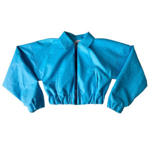 Bombers vinyl bleu piscine Elephant Paris Couture