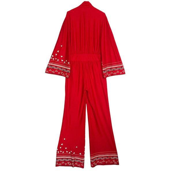 jumpsuit jersey rouge Elephant Couture