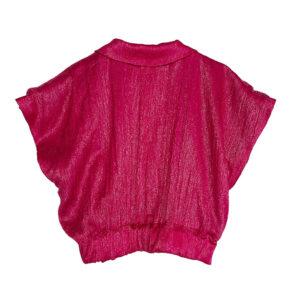 bombers soie lurex fuschia Elephant Paris Couture