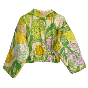 bombers coton dahlias Elephant Couture