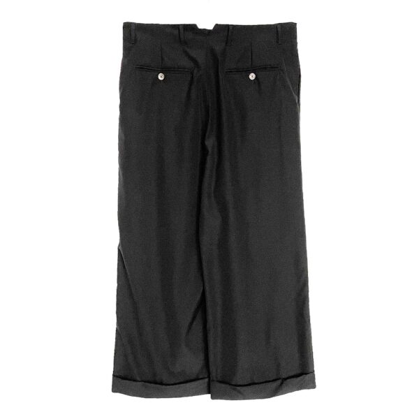 pantalon pinces noir Yves Saint Laurent Elephant Paris vintage