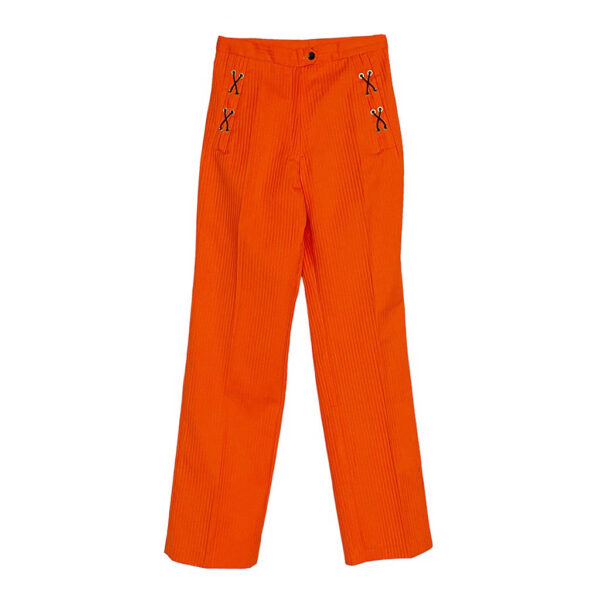 pantalon orange la meilleure note Elephant Paris vintage