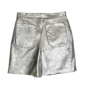 short vinyl argent doublé rose Elephant Paris Couture