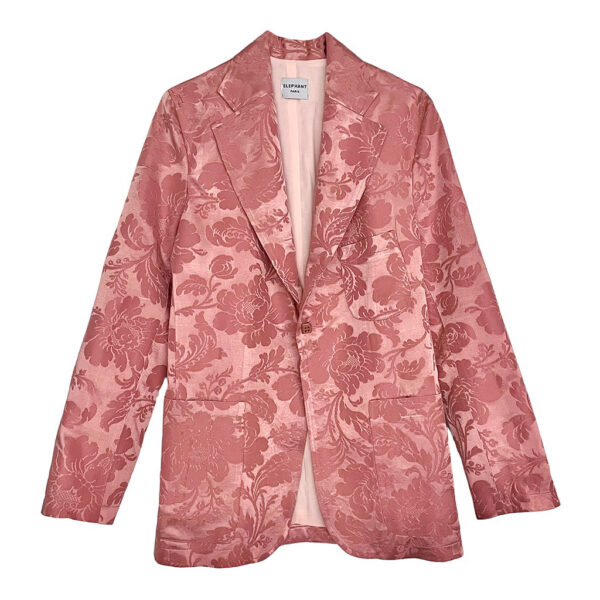 blazer rose satin Elephant Paris Couture